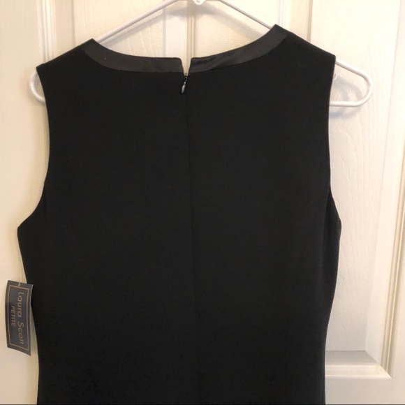 Laura Scott Black sheath dress size 14P NWT PETITE - Picture 5 of 8